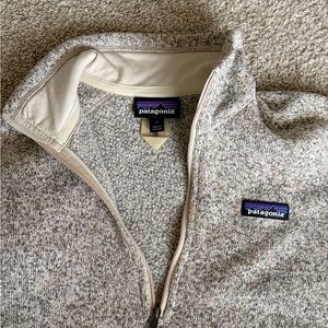 Patagonia Women's Zip-Up Jacket in Gray and Cream